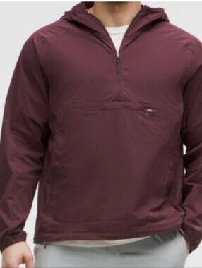 lululemon Multi-Pocket Running Anorak Size Small goodnight Plum